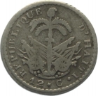 Haiti 12 Centimes 1827 (AN24)